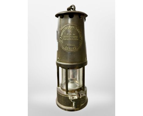 An Eccles Protector Type 6 miner's lamp.