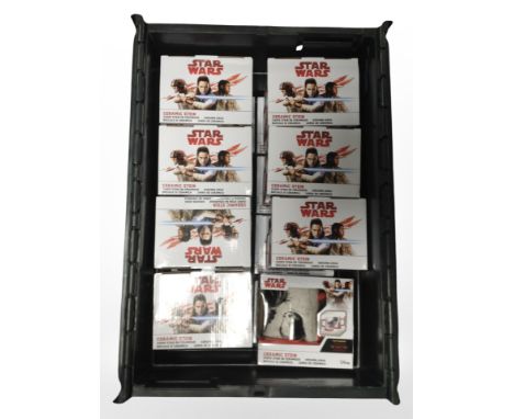 A box of Disney Star Wars ceramic steins.