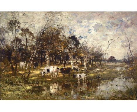 Ludwig Munthe, 1841 Sundal/Norwegen-1896 Düsseldorf,  Studium an der Akademie Düsseldorf bei Sophus Jacobsen und Albert Flamm