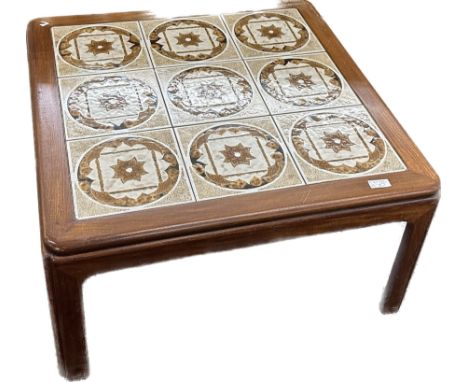 Vintage retro G Plan teak coffee table mid century measures approximately 28 inches square 