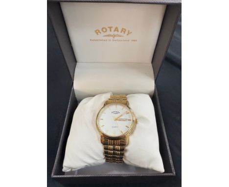 Boxed Gents rotary wrtist watch, untested