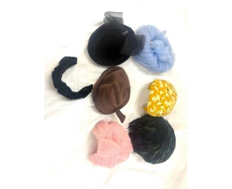 Selection of antique and vintage hats 