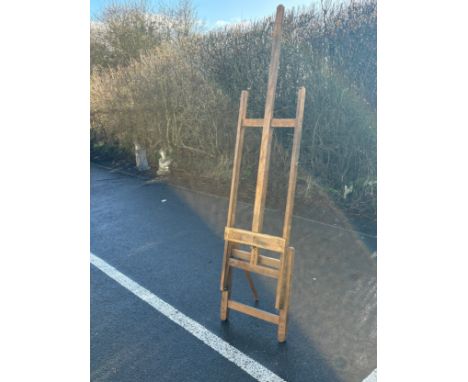 Large artist easel height 84 inches 18 inches wide 