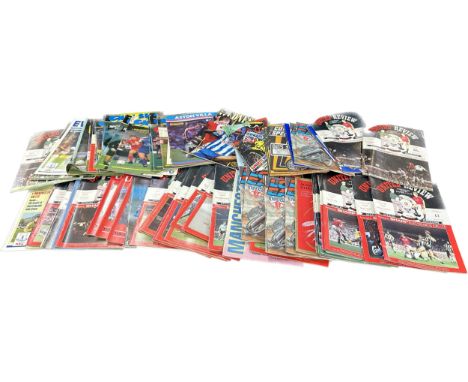 Selection of vintage football programmes 