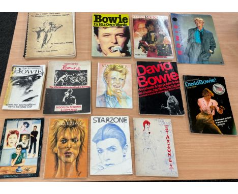 Selection of Rare Bowie Starzone magazines and vintage books etc 