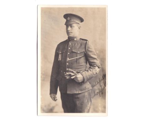 Canadian Forces WWI RP W.O. H.J. Chappel (m/s signed) photo Parsons, Hastings