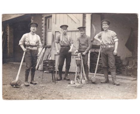 Post Office Rifles WWI (8th BN) Very fine RP with tools of the trade.