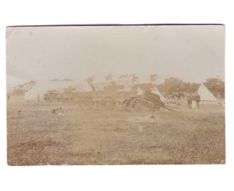 Royal Army Medical Corps WWI Fine RP Medical Wagons at Felixstowe Camp, used 1909 to East Dereham