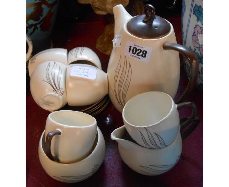 A vintage Carltonware coffee set
