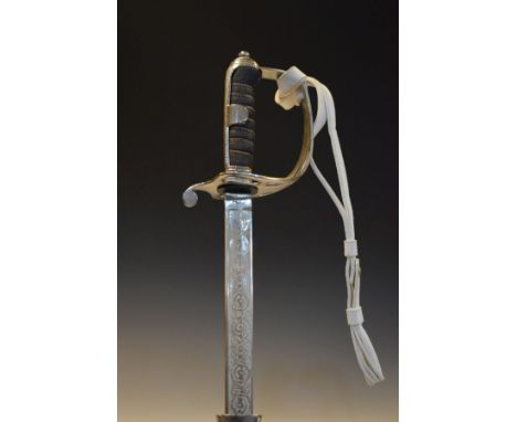 Militaria - Modern British artillery officer's sword with scabbard Condition: