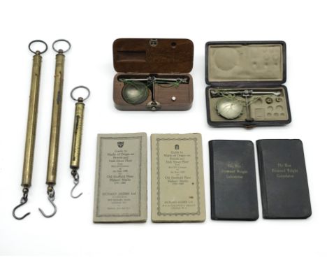 MIXED OLD SCALES &amp; RELATED ITEMS