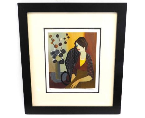 Itzchak Tarkay (1935-2012 Israel) limited edition 274/300 serigraph print on wove paper, 21in x 19in inclusive