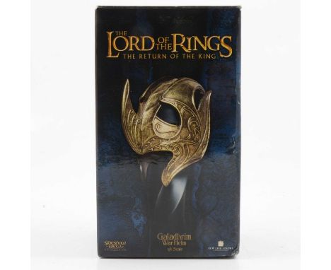 Sideshow Weta Collectibles, 1:4 scale Lord of the Rings - The Return of the King replica model, Galadhrim War Helm helmet, bo