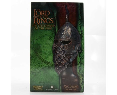 Sideshow Weta Collectibles, 1:4 scale Lord of the Rings - The Fellowship of the Ring replica model, Orc Legion helmet, boxed.