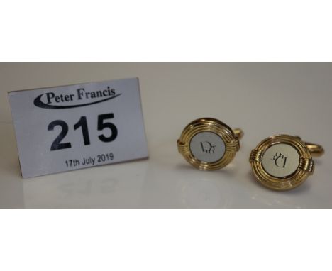 A pair of Christian Dior dress cufflinks.(B.P. 24% incl. VAT)