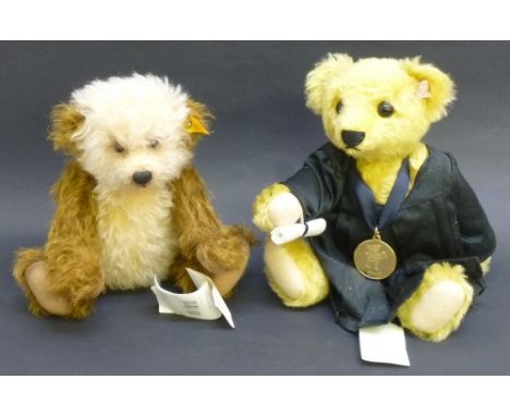 STEIFF BEAR EAN 663666 DANBURY MINT 2010 EXCLUSIVE II GROWLER WITH MEDALLION LIMITED EDITION MOHAIR TOGETHER WITH A STEIFF CO