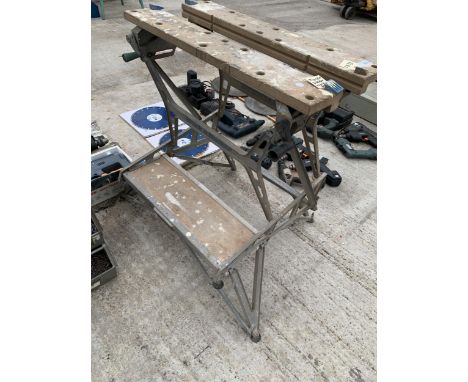 A BLACK AND DECKER FOLDING WORKMATE BENCH 
