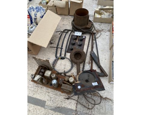 AN ASSORTMENT OF ITEMS TO INCLUDE A CIRCUIT BOARD AND SPEAKER SKINS ETC 