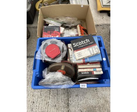 A LARGE QUANTITY OF VINTAGE FILM REELS 