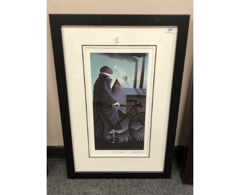 Mackenzie Thorpe : Full Moon, photo lithograph in colours, numbered 104/550, signed in pencil, with Washington Green Fine Art
