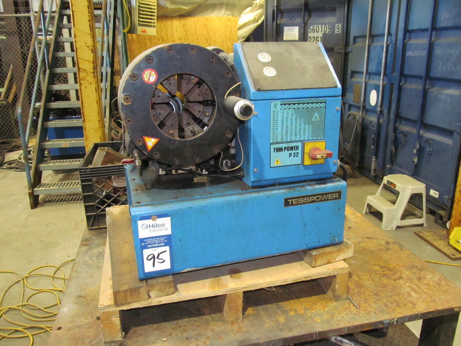 FinnPower P 32 Hydraulic Hose Crimper