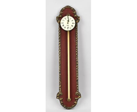 Old saw clock after antique example, with annotation 1750. 20th century. Dimensions: L 80 cm. In good condition.