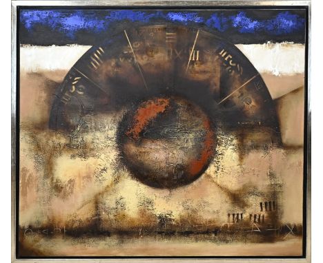 Mariola Jasko, 2000. Polish School. Title: Brama II / The Gate II. Oil on canvas. Dimensions: H 130 x W 150 cm. In good condi