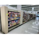 72FT OF MADIX WALL SHELVING