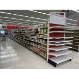 68FT OF MADIX GONDOLA SHELVING