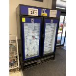 TRUE TWO DOOR ICE MERCHANDISER