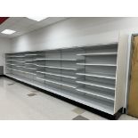 28FT OF MADIX WALL SHELVING