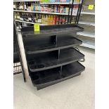 38IN X 18IN X 35IN 4 TIER MERCHANDISER