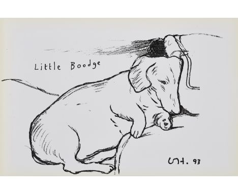 David Hockney OM CH RA,British b.1937-Little Boodge, 1993;offset lithographic poster on wove,sheet: 28 X 42 cm,(unframed)(ARR