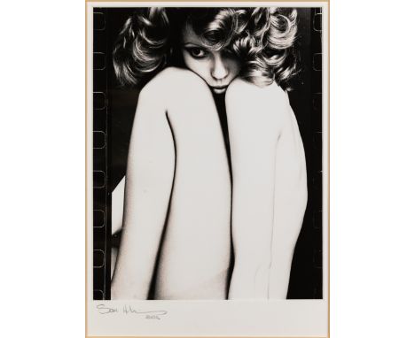 Samuel Joseph Haskins,  South African/British 1929-2009, Poster Girl, 1982;   gelatin silver print on smooth wove,  signed, d