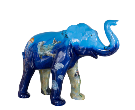 Marina - Sponsor: WINNS SERVICE Artist: Jina Gelder Marina celebrates the species native to our seas. As Southend is a coasta