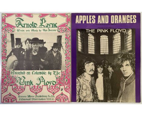 Original sheet music for Pink Floyd - Apples and Oranges / Arnold Layne. Both in very good condition.