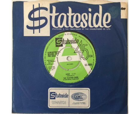 THE ELASTICK BAND - SPAZZ C/W PAPIER MACHE (DEMO - SS 2056). A demo copy of The Elastick Band - Spazz c/w Papier Mache (State