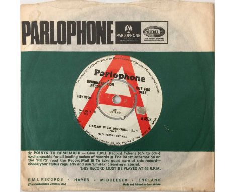 ALLEN POUND'S GET RICH - SEARCHIN' IN THE WILDERNESS 7" (PROMO - R 5532). A lovely demo copy of Allen Pound's Get Rich - Sear