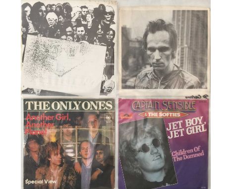 PUNK/NEW WAVE 7" RARITIES. Blistering pack of 4 x in-demand 45s... Titles are The Von Trap Family - Brand New Thrill (W001 - 