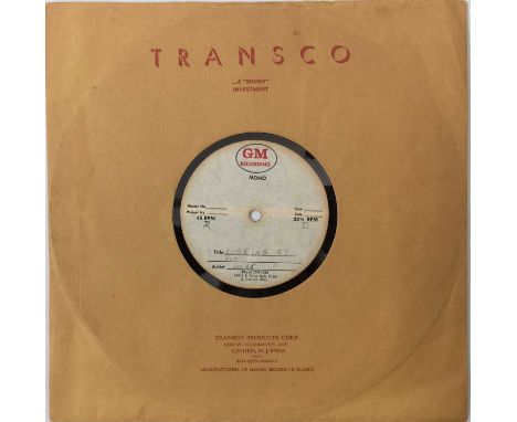 MC5 - LOOKING AT YOU 10" MONO ACETATE (GM RECORDING). A single-sided 10" acetate pressing of the 1969 track Looking At You by