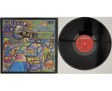LINCOLN ST EXIT - DRIVE IT LP (GERMAN STEREO ORIGINAL - LONDON - SHA-U 122). A scarce, original German stereo LP pressing of 