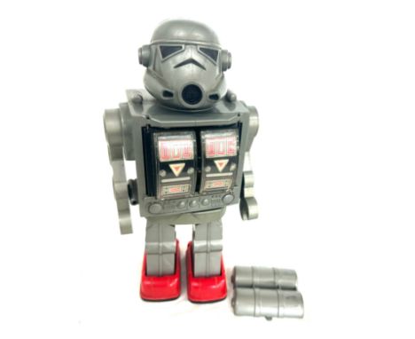 1970s plastic storm trooper robot, untested 