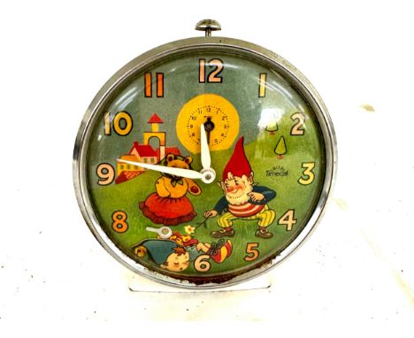 Vintage smiths timecal Noddy alarm clock, untested 