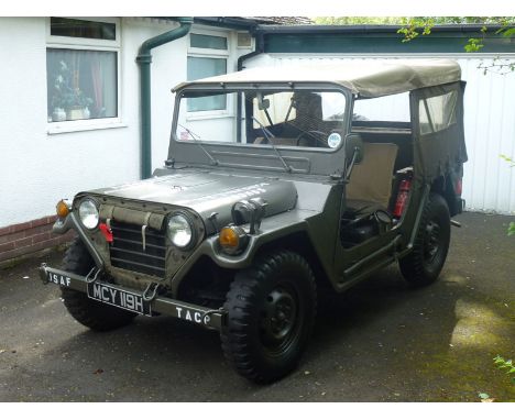 - Supplied new to the US military but UK road registered since 1975

- Desirable A2 version with improved suspension, LHD, ax
