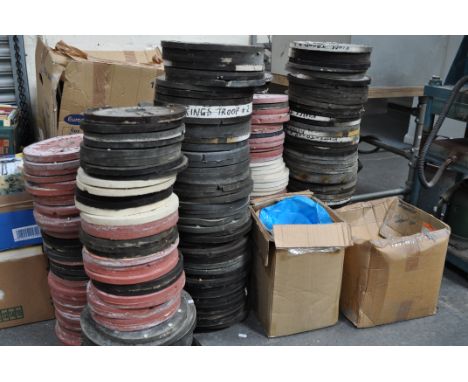 Large collection of rubber model making moulds from the Caton Collection, various subjects, diameter 27.5cm and smaller, (lar