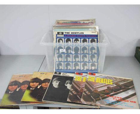 Beatles Lps, thirty-five releases to include Please Please Me (two reissues),With the Beatles (PMC 1206 matrix XEX 448-IN) an