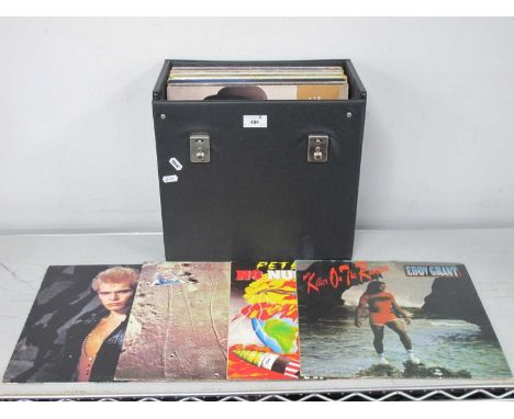 1980's Interest LPs, thirty-five albums to include Eddy Grant - Killer On The Rampage, Peter Tosh - No Nuclear War, Brian Eno