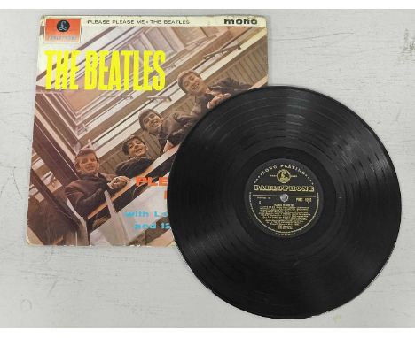 Beatles - Please Please Me (Parlophone PMC1202, 1963) Black and Gold first pressing, with the original Dick James credits on 