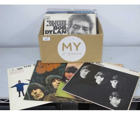 Eight LPs and Eight 12" Singles, LPs comprise of The Beatles - With The Beatles (PMC 1206 matrix XEX 447-6N), Beatles For Sal