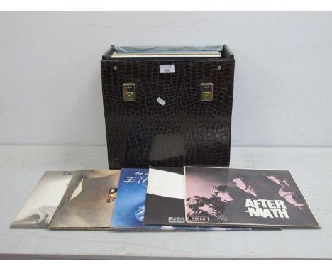 A Mixed Box of Twenty four LP's, comprising of Rolling Stones - After-Math (reissue), Led Zeppelin - 2 (reissue), Elton John 